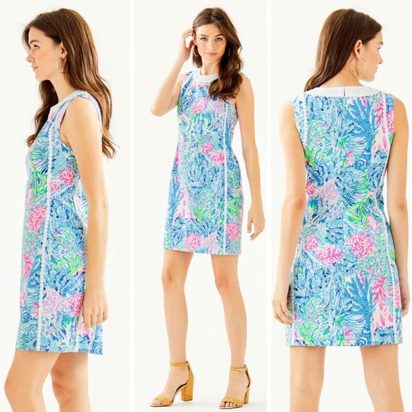 RELISTING AVAILABLE SIZE 00 Lilly Pulitzer | Mila Stretch Shift | Sink or Swim - Picture 9 of 12